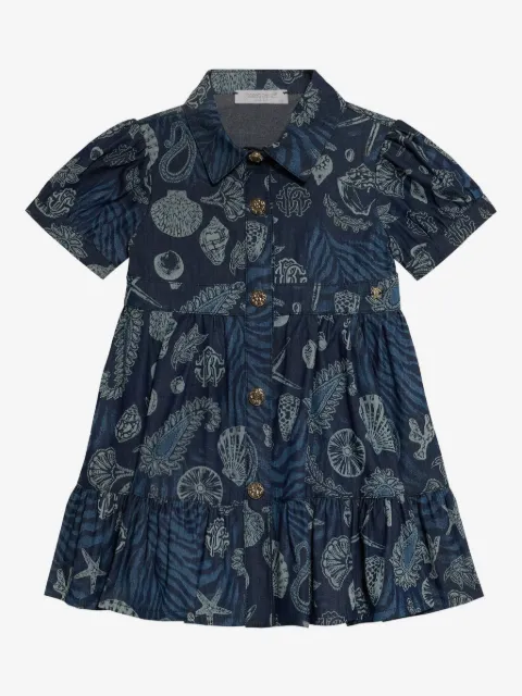 Roberto Cavalli Junior graphic-print dress