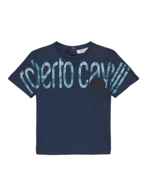 Roberto Cavalli Junior logo-print T-Shirt