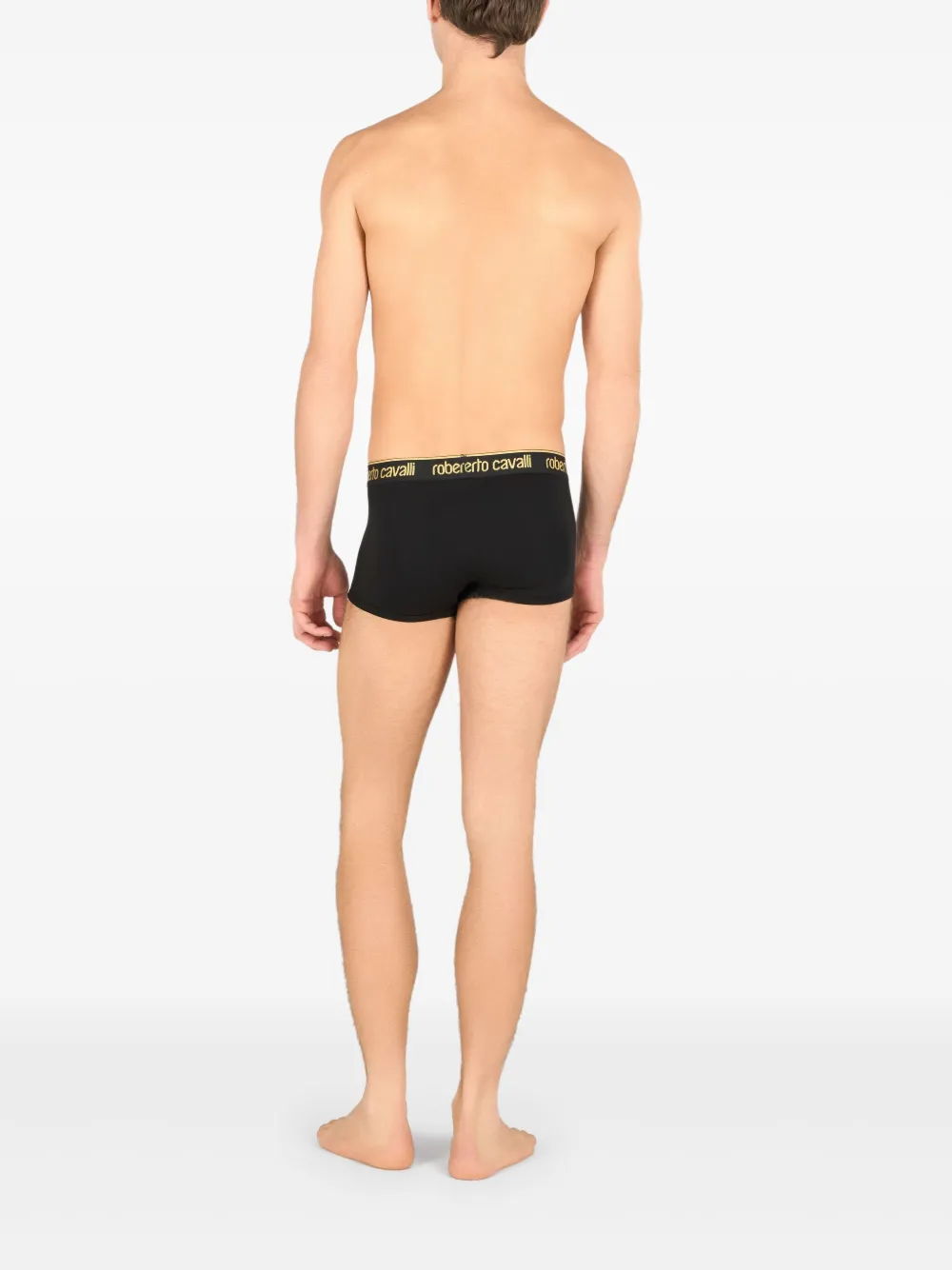 Roberto Cavalli Boxershorts met logo Zwart
