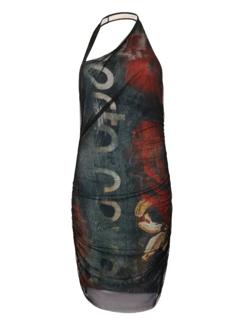 Roberto Cavalli abstract-print mini dress