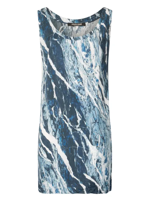 roberto cavalli silk mini dress Silk mini dress