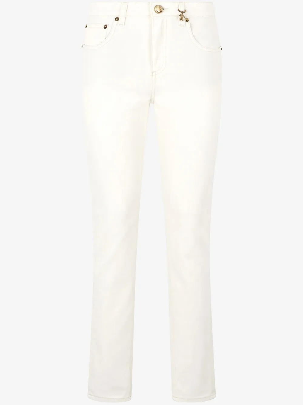 Roberto Cavalli Python-print Jeans In Neutrals