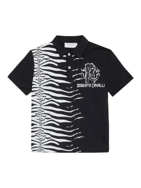 Roberto Cavalli Junior cotton polo shirt