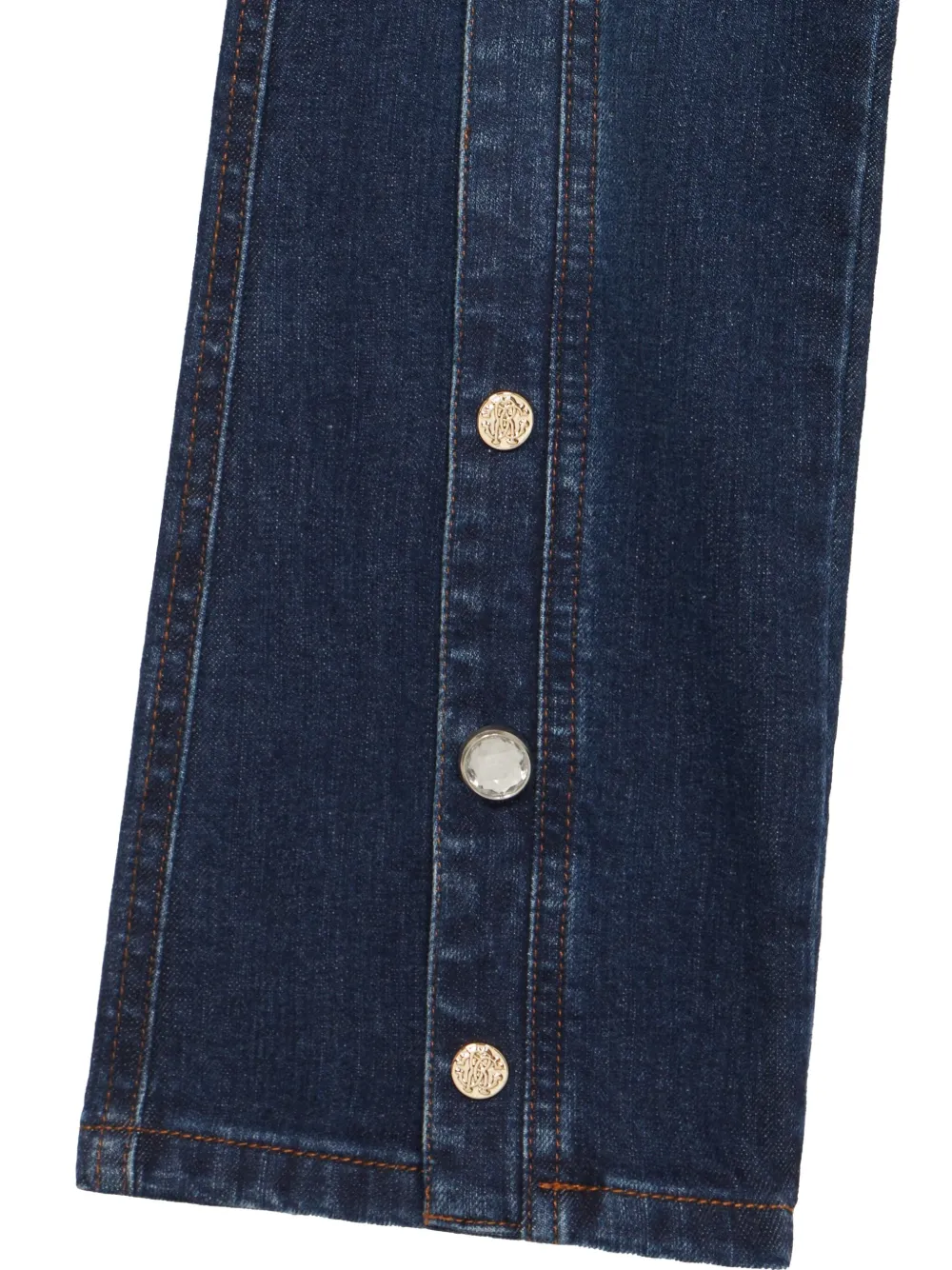  Roberto Cavalli Junior Vaqueros Rectos - Azul 