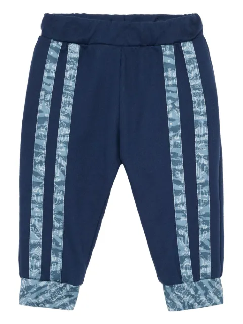 Roberto Cavalli Junior logo-embroidered leggings