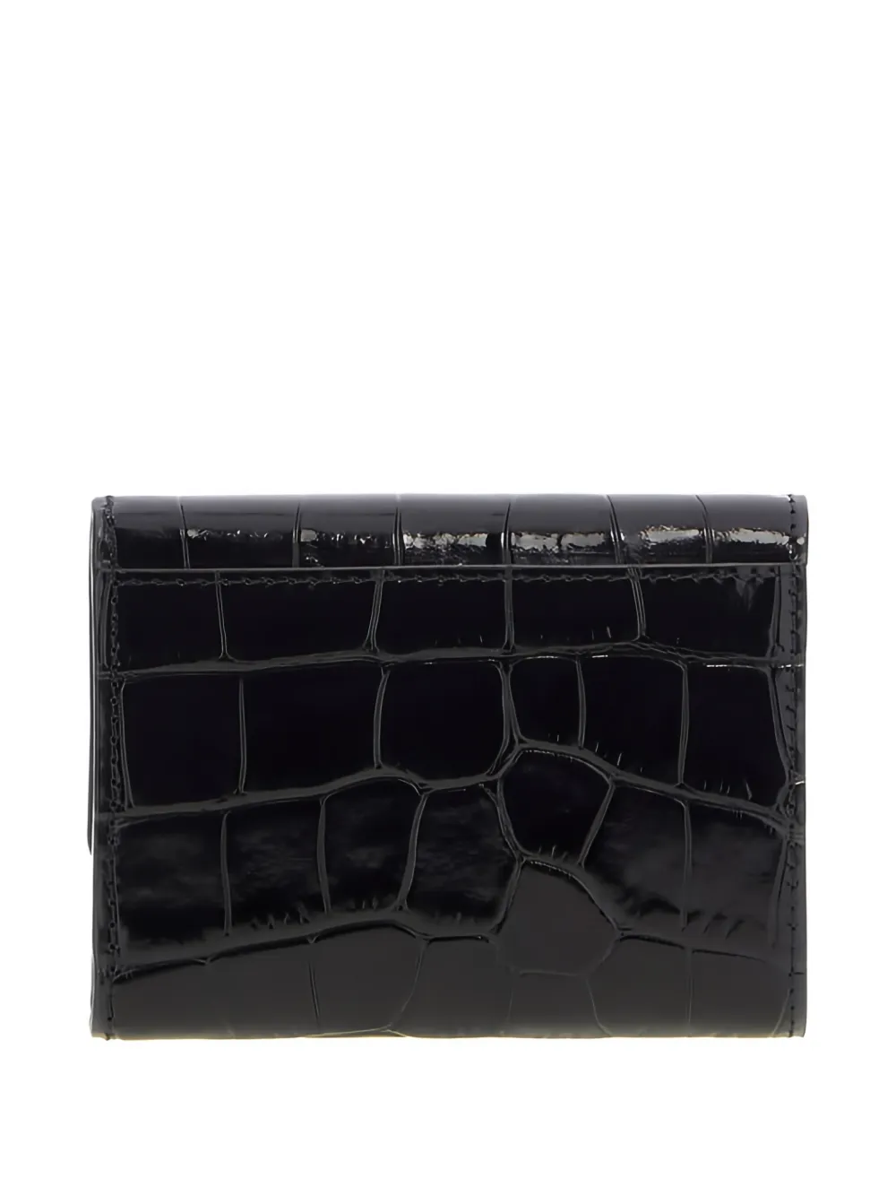 Roberto Cavalli crocodile-embossed wallet - Zwart
