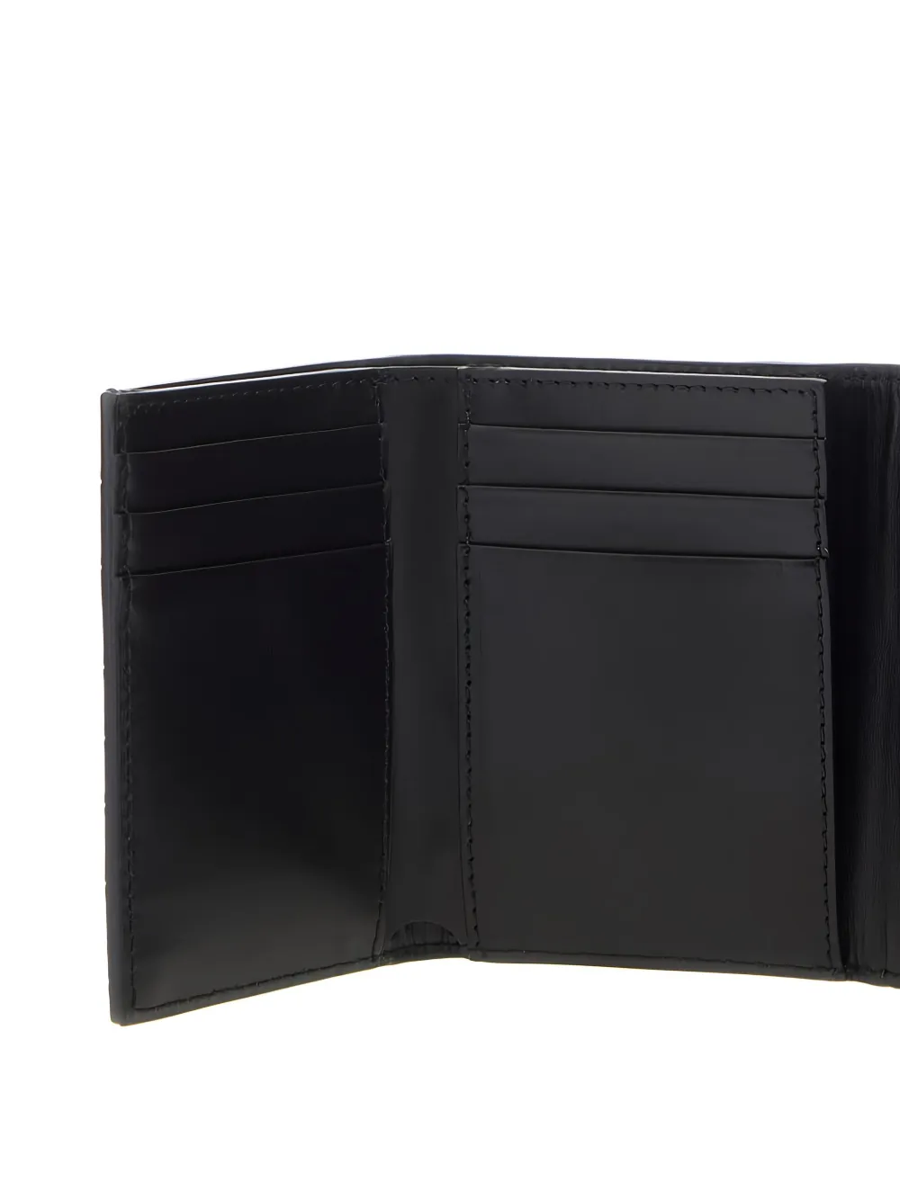 Roberto Cavalli Crocodile-embossed Wallet In Black