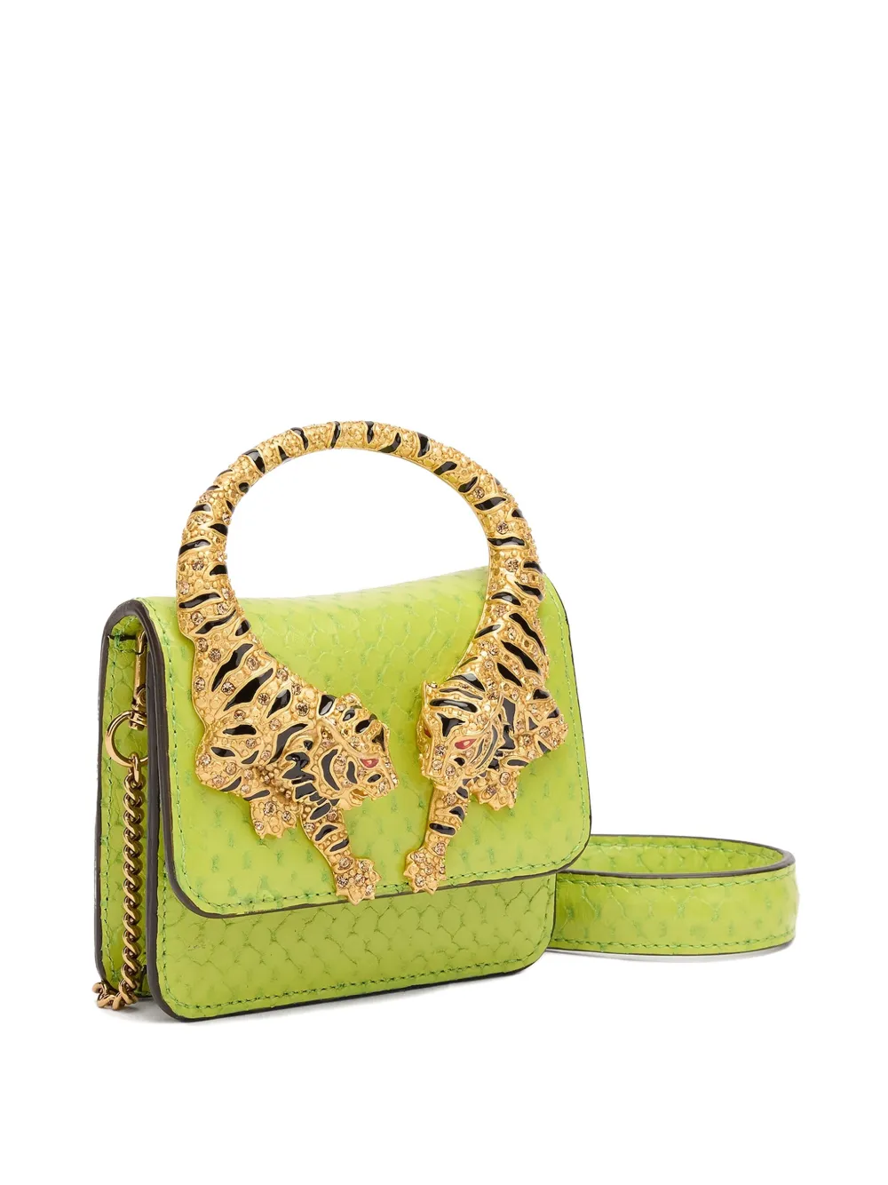 Roberto Cavalli Mini-Tasche mit Zierkette | Taschen | Image 4