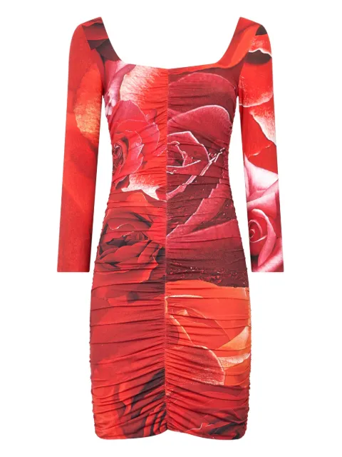Roberto Cavalli vestido corto con estampado floral