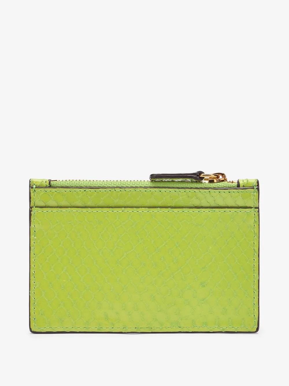 Roberto Cavalli leather cardholder - Groen