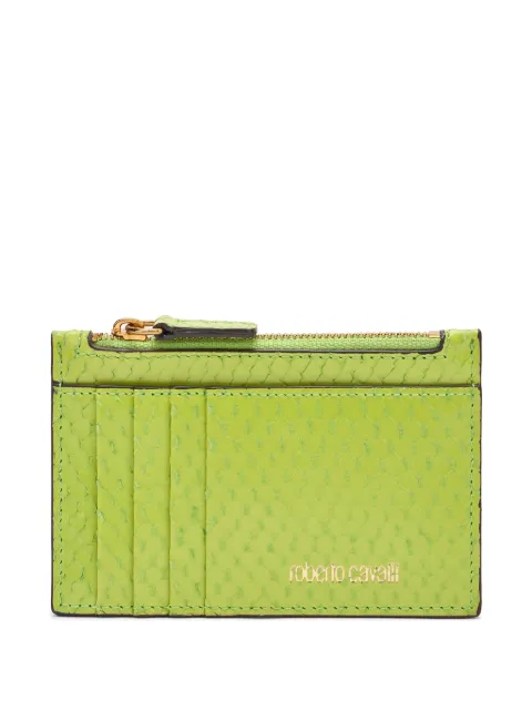Roberto Cavalli leather cardholder
