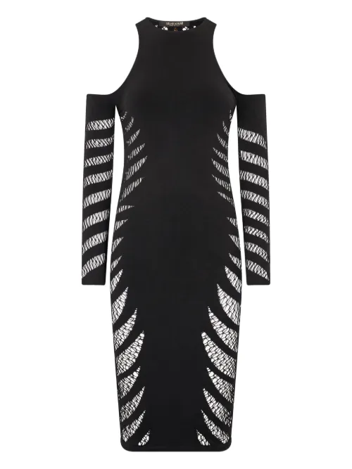 Robe à effet usé - Roberto Cavalli - Modalova
