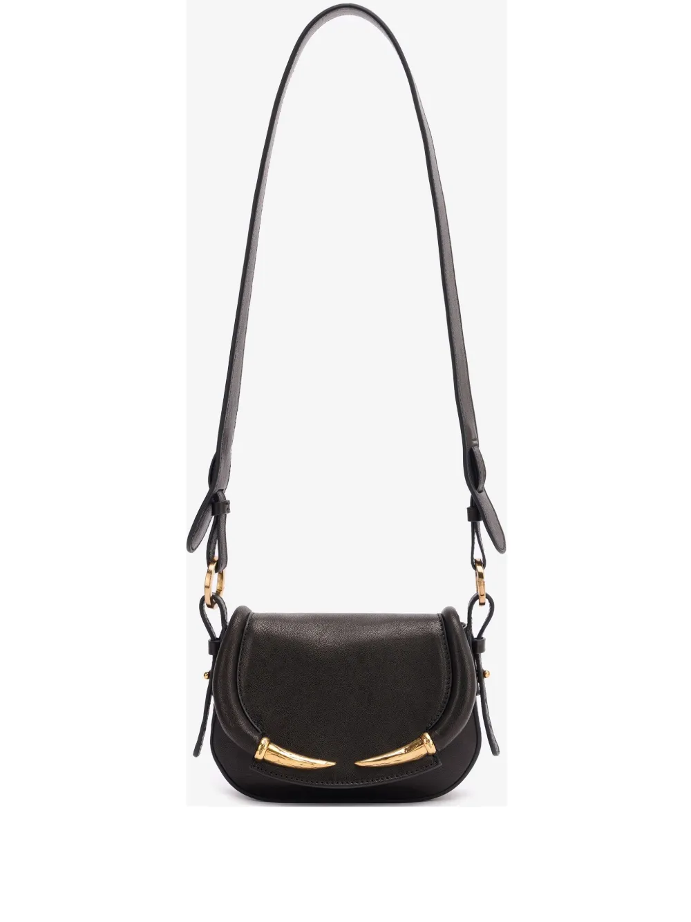 ROBERTO CAVALLI LEATHER SHOULDER BAG 
