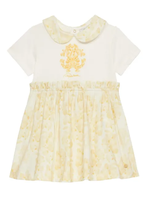 Roberto Cavalli Junior logo-print dress