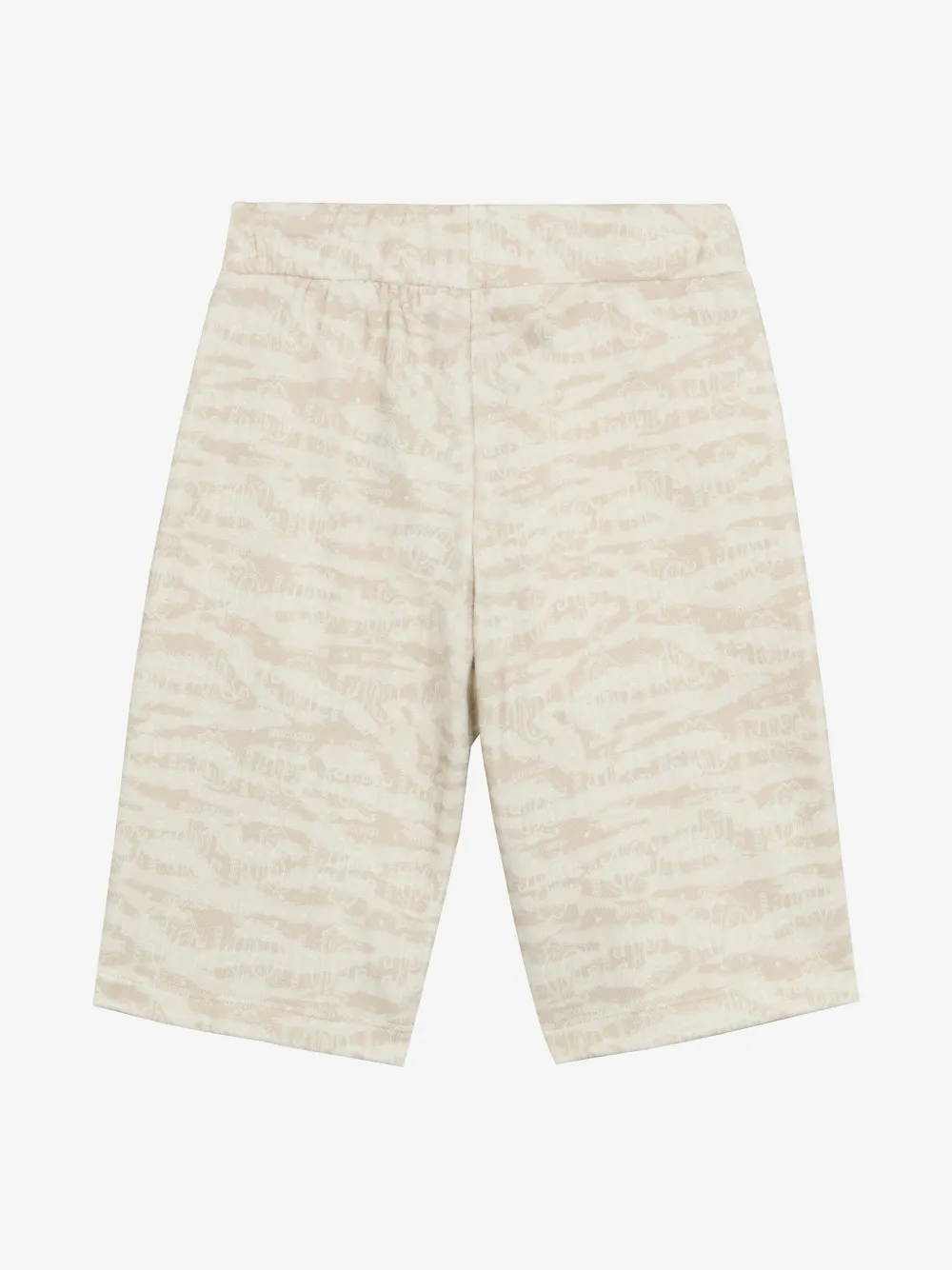 Roberto Cavalli Junior Shorts met abstract patroon - Beige