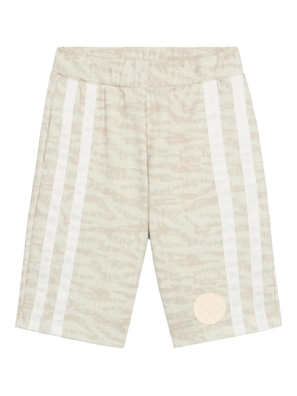 Roberto Cavalli Junior Shorts met abstract patroon Beige