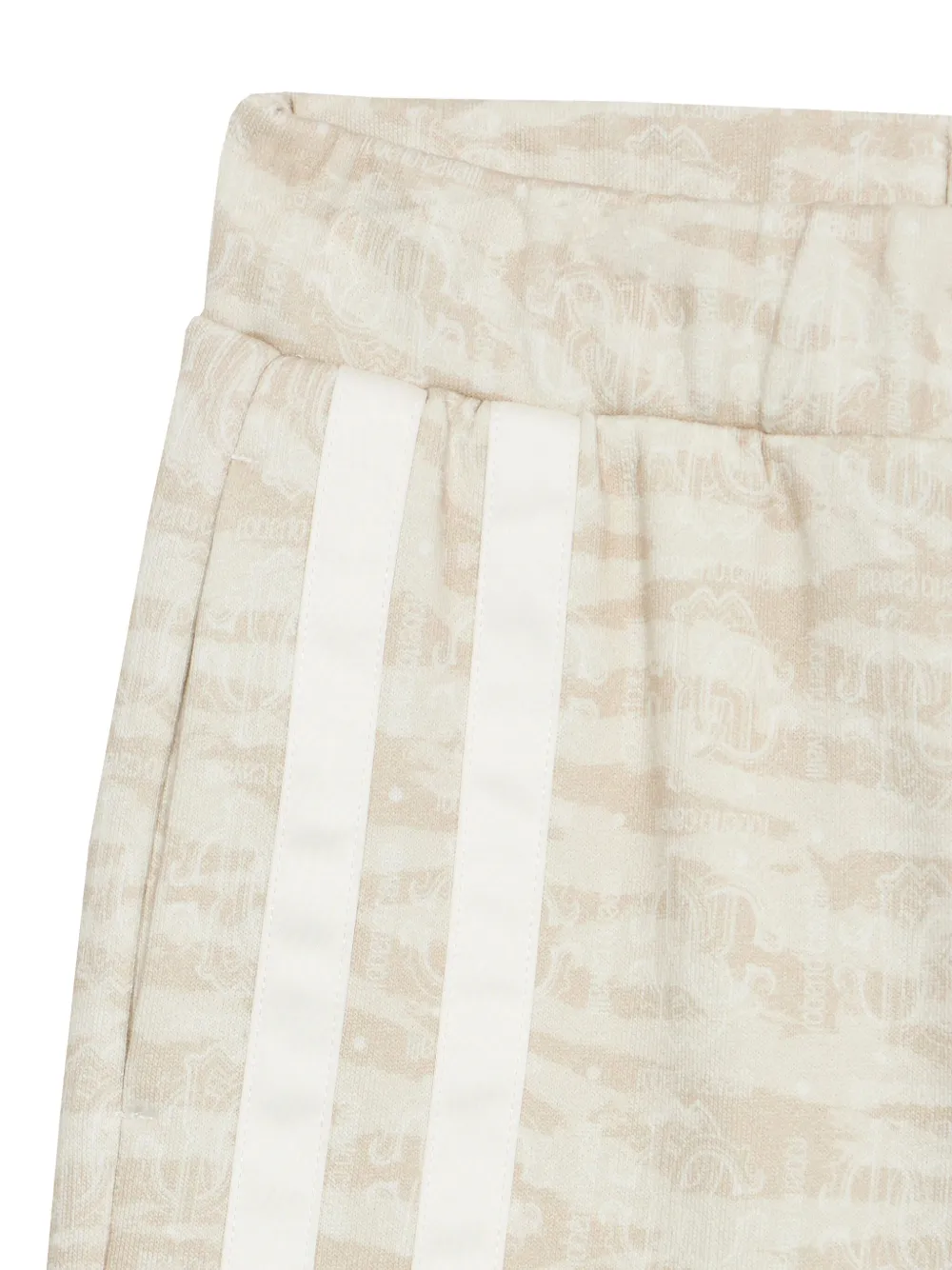  Roberto Cavalli Junior Abstract-pattern Shorts - Neutrals 