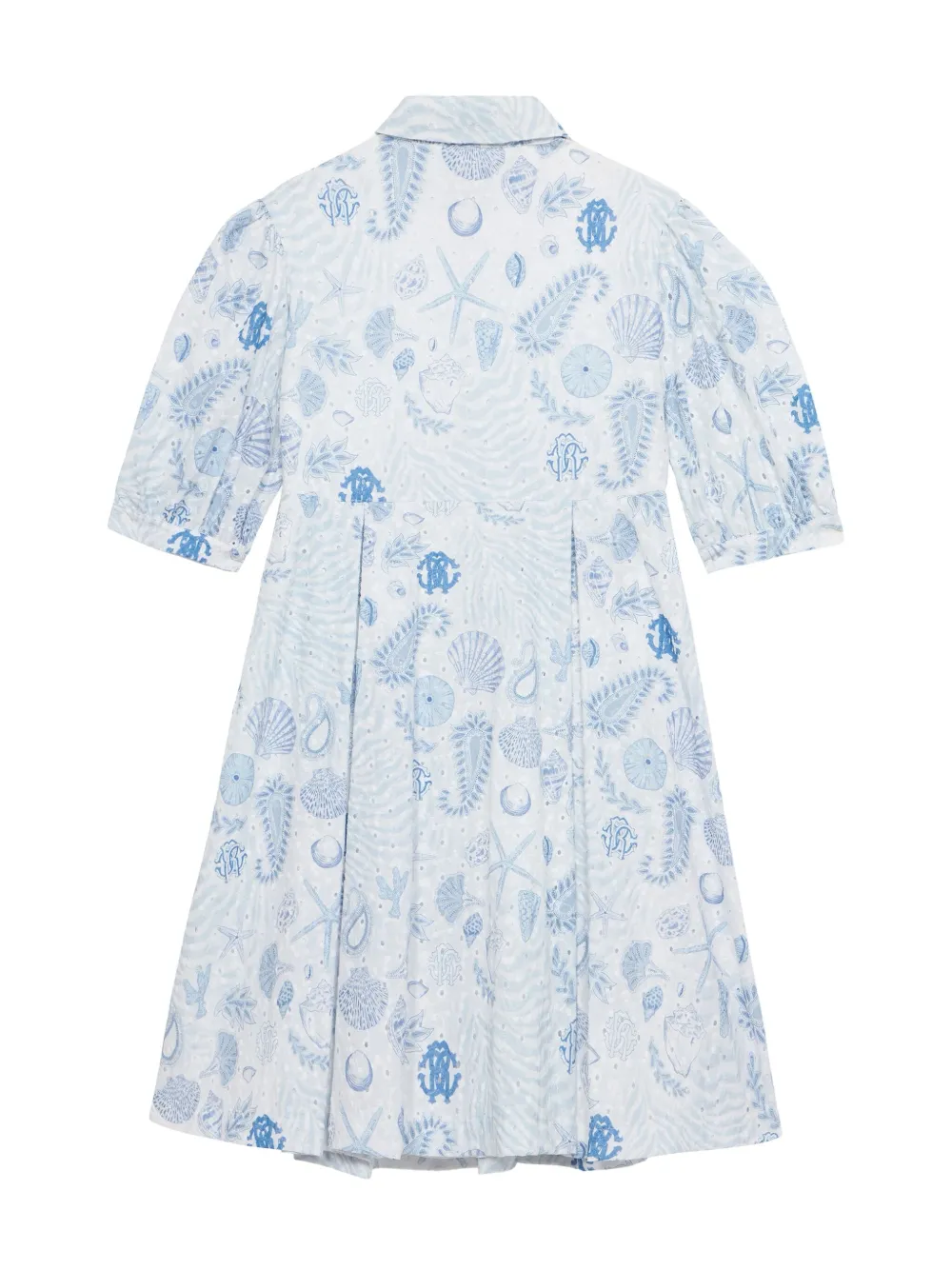 Roberto Cavalli Junior Marine-print dress | Girls Casual Dresses | Image 2