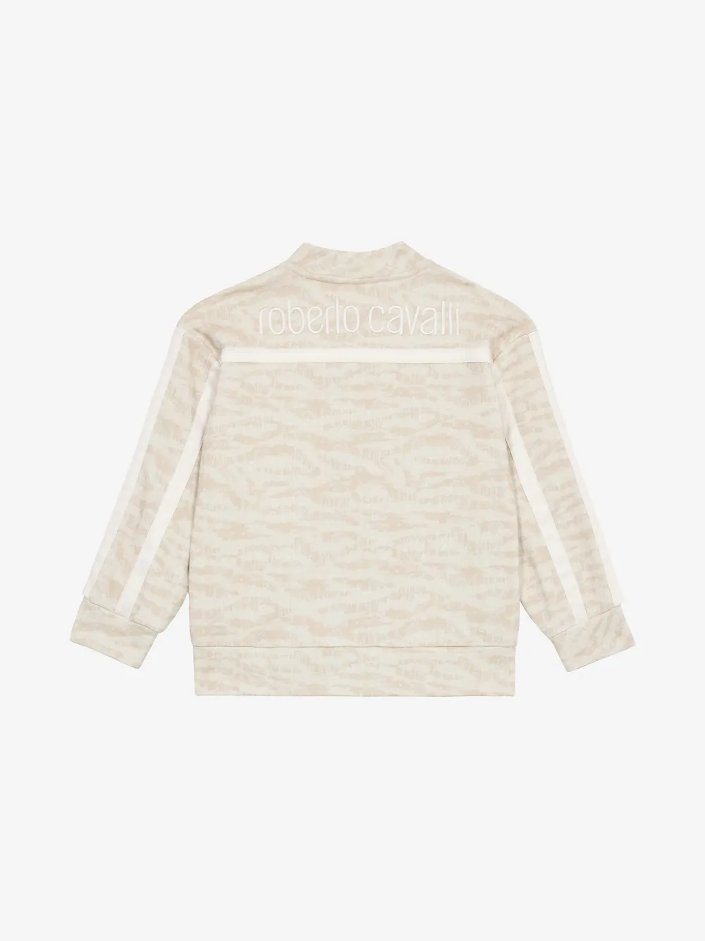 Roberto Cavalli Junior cotton sweater - Beige