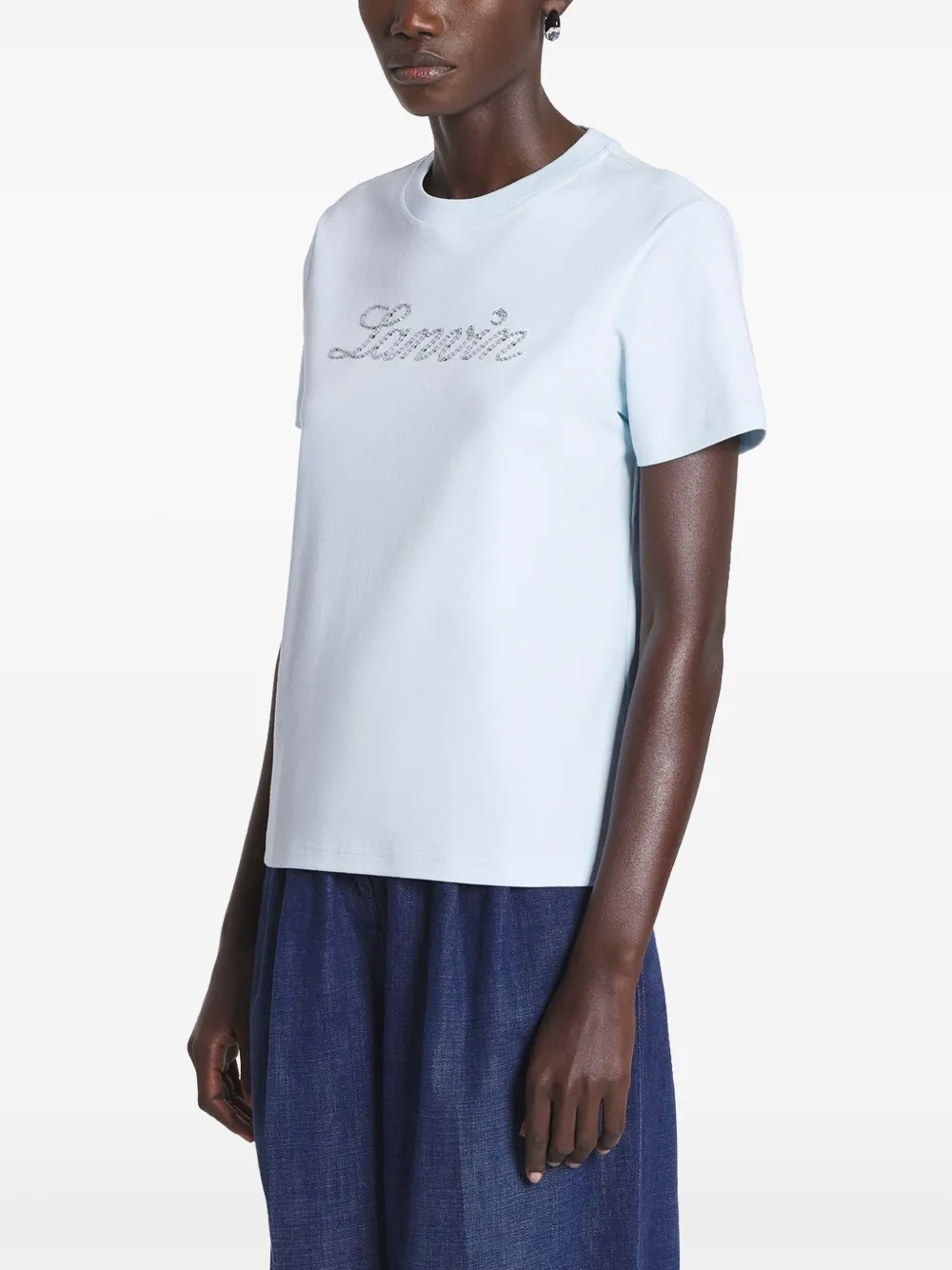 Lanvin Katoenen T-shirt Blauw