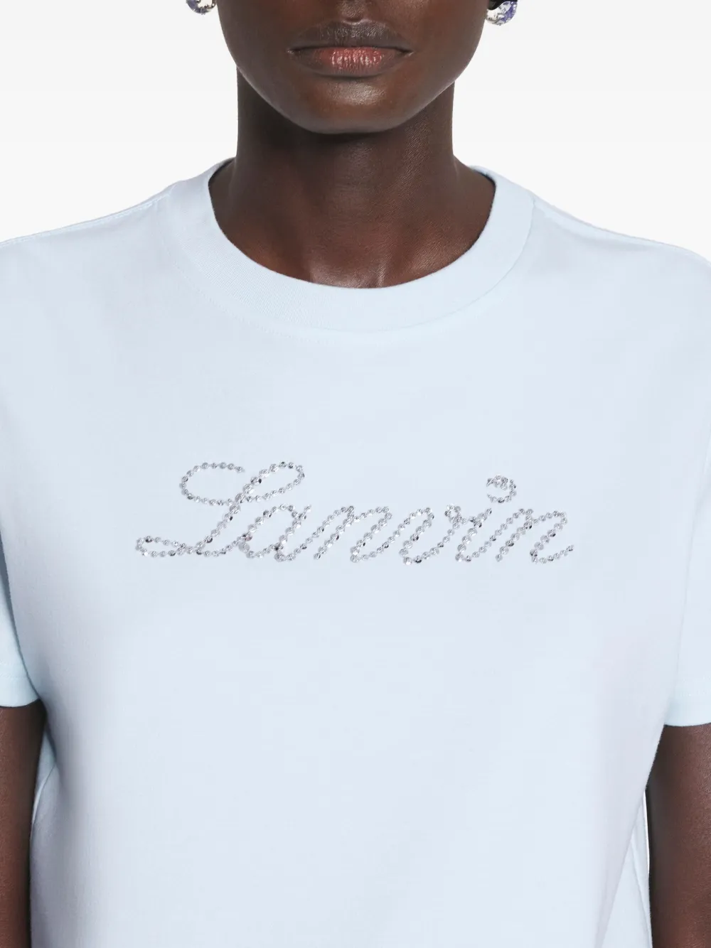 Lanvin Katoenen T-shirt Blauw