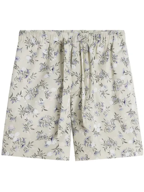 Lanvin bermudas con estampado floral