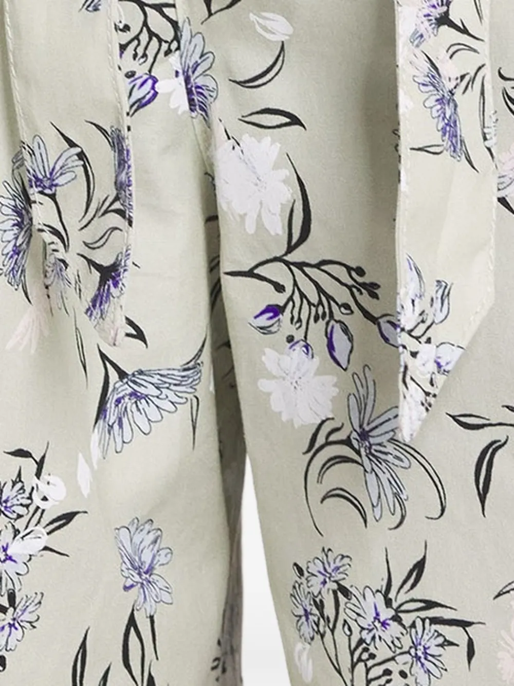 Lanvin Bermuda shorts met bloemenprint Beige