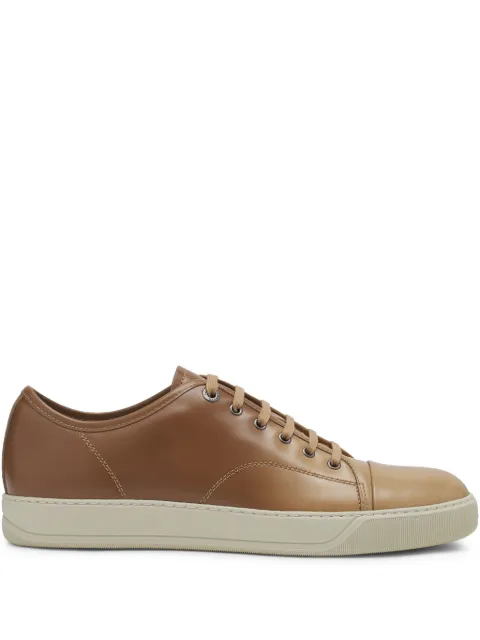 Lanvin baskets en cuir à logo embossé