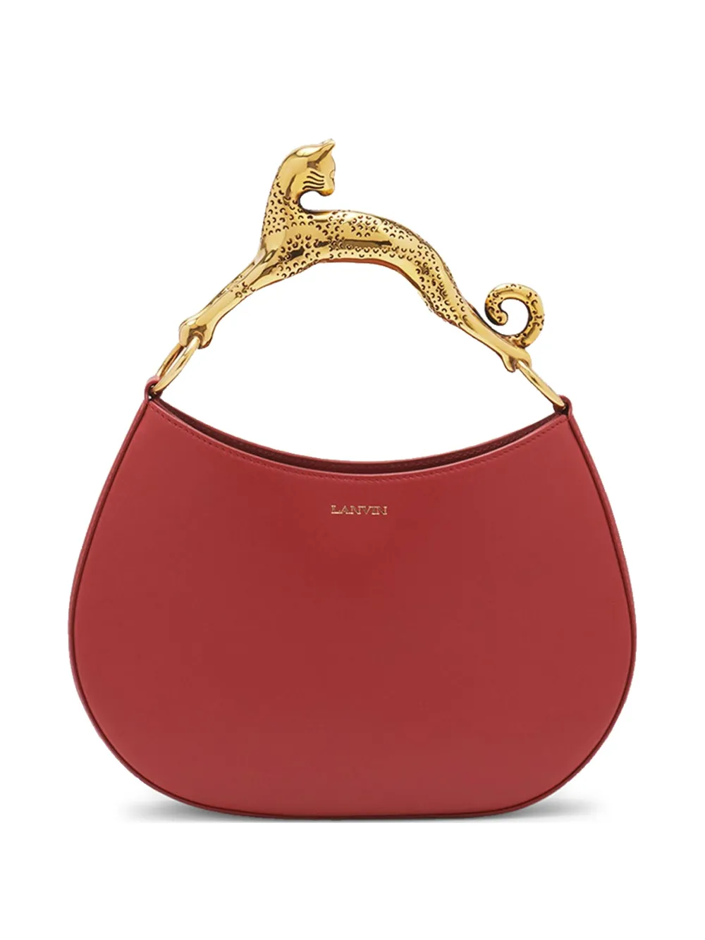 Lanvin Shopper met verfraaide handgreep Rood