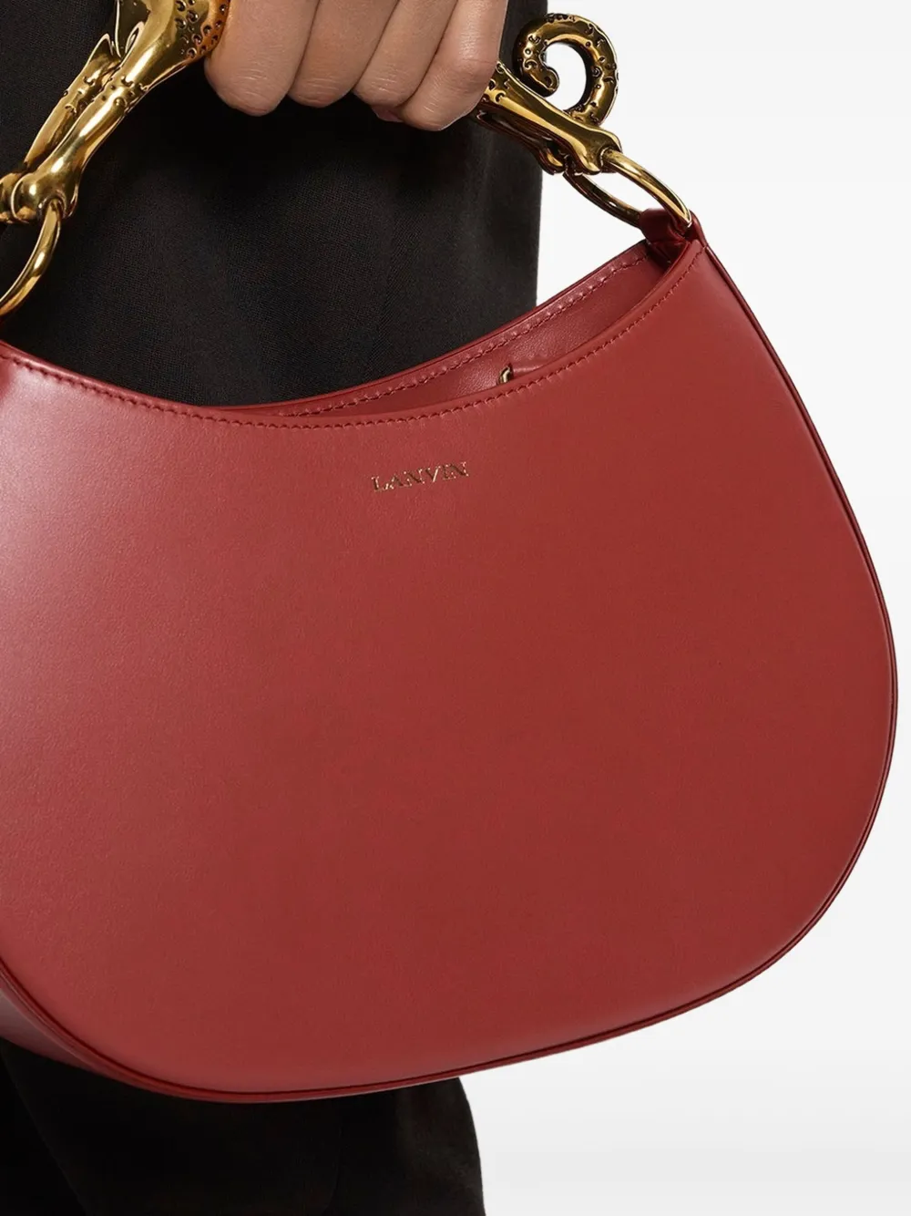Lanvin Shopper met verfraaide handgreep - Rood