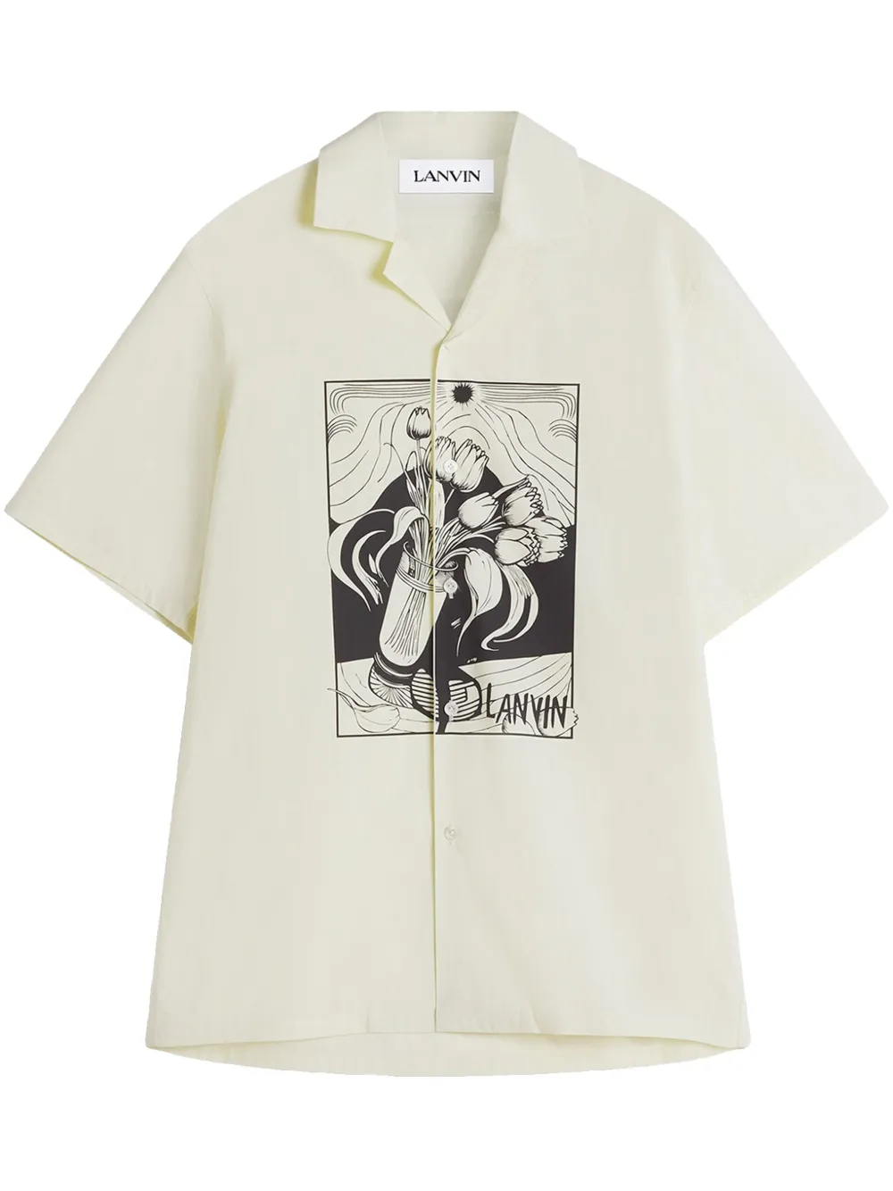 Lanvin camisa con estampado gráfico | blanco | Image 1
