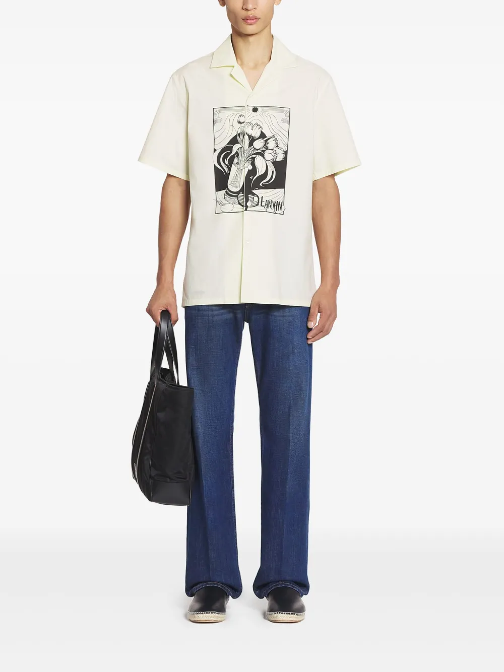 Lanvin camisa con estampado gráfico | Image 2