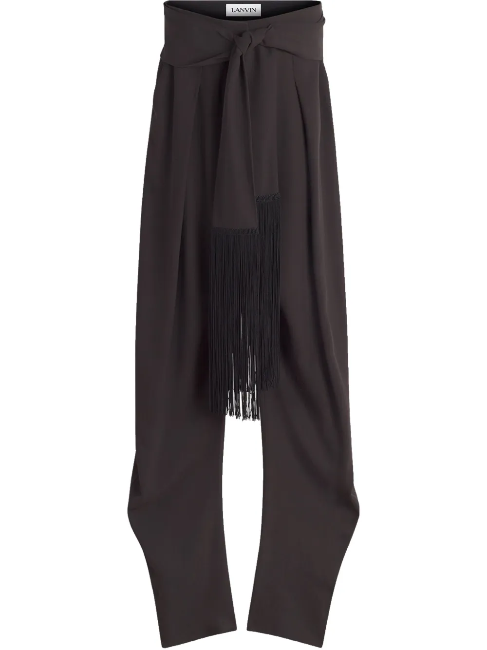 Shop Lanvin Layered Tapered Trousers