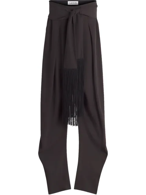 Lanvin layered tapered trousers