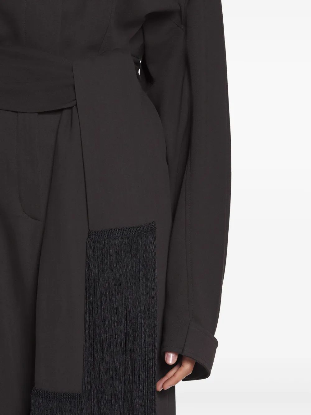 Shop Lanvin Layered Tapered Trousers