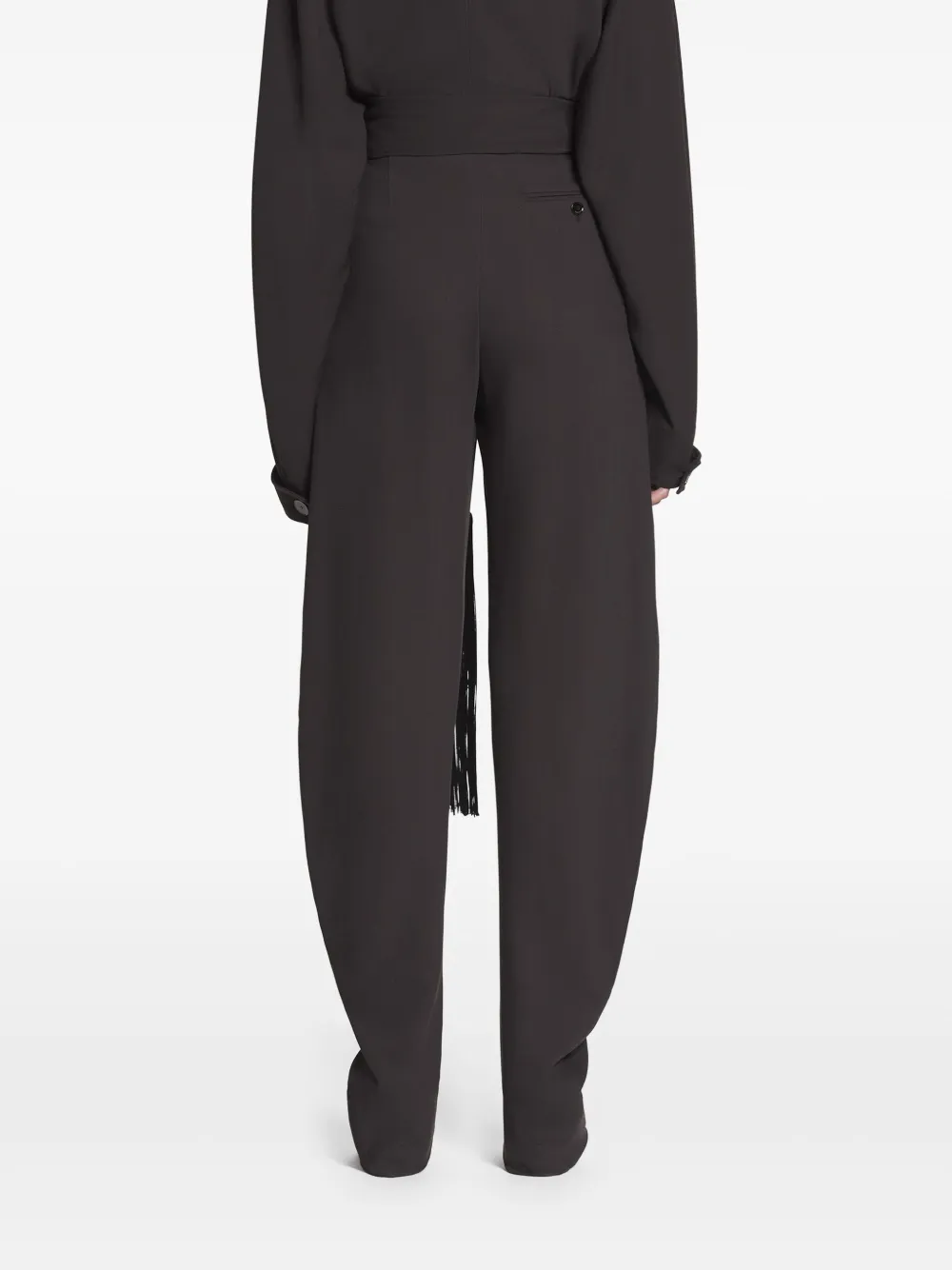 Shop Lanvin Layered Tapered Trousers