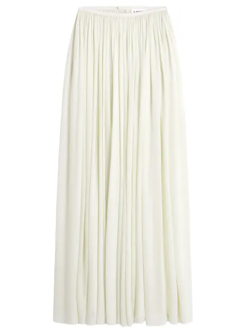 Lanvin silk maxi skirt 
