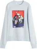Lanvin graphic-print sweatshirt - Blue