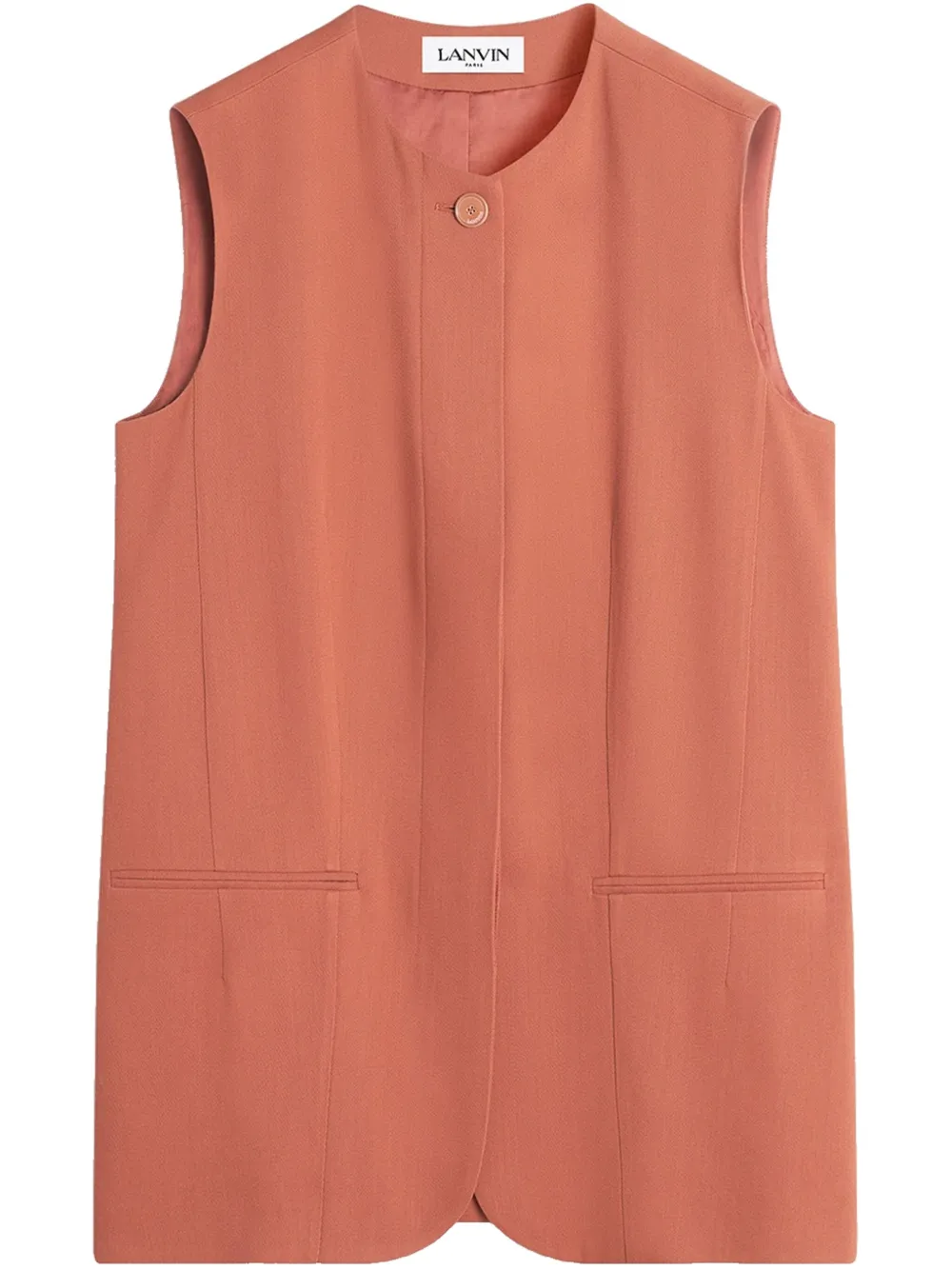 Lanvin Gilet met ronde hals Oranje