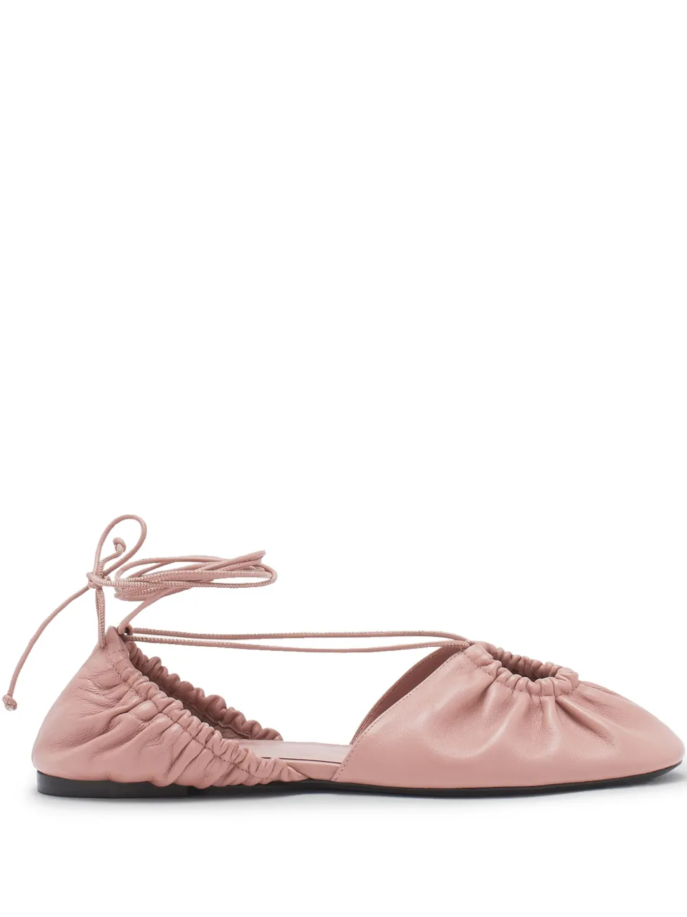 Lanvin leather ballerina shoes Pink