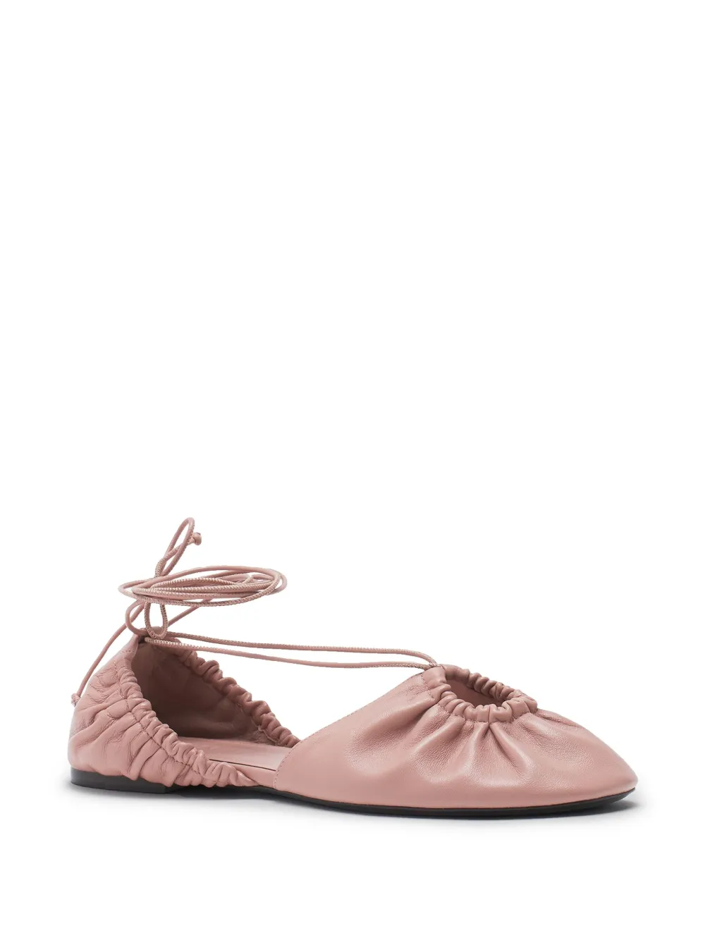 Lanvin Leren ballerina's - Roze