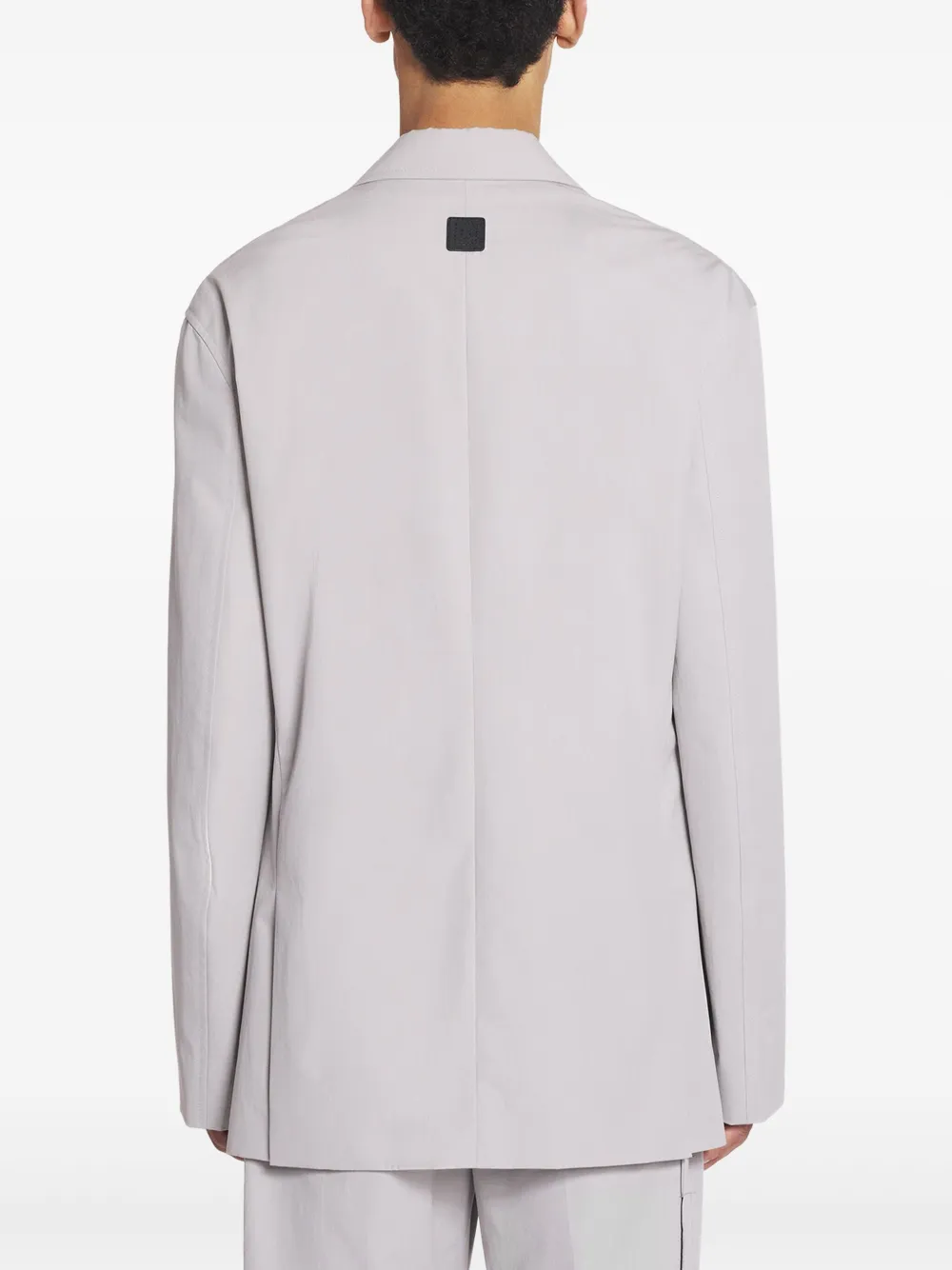 Lanvin Blazer met enkele rij knopen Grijs
