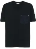 Moncler logo-patch T-shirt - Blue