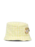 Moschino Kids Bear-motif bucket hat - Yellow