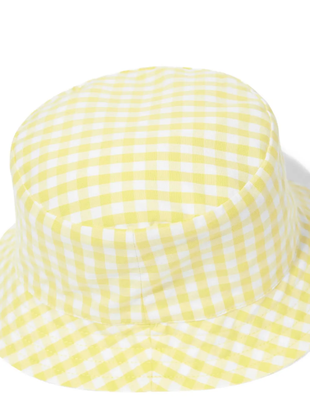 Moschino Kids Vissershoed met beerprint Geel