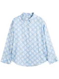 Chinti & Parker x Laura Whitmore Paradise pyjama top - Blue