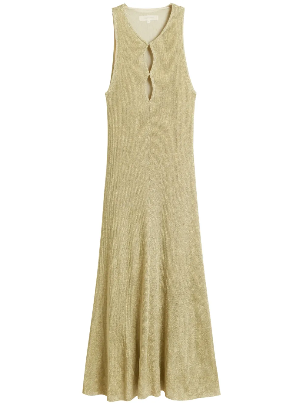 Chinti & Parker x Laura Whitmore shimmer dress | Neutrals | Image 1