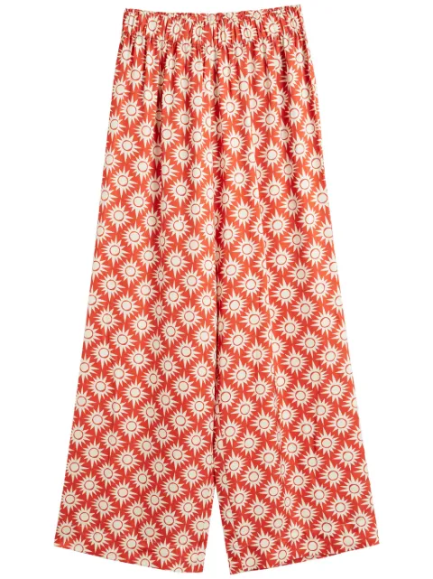 Chinti & Parker pantalon à imprimé graphique