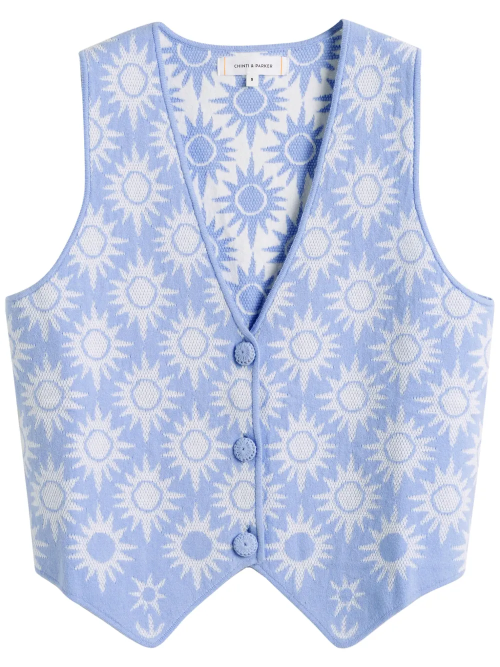 x Laura Whitmore Sunflower waistcoat