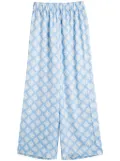 Chinti & Parker x Laura Whitmore printed trousers - Blue